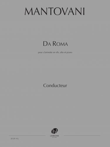 couverture Da Roma Editions Henry Lemoine