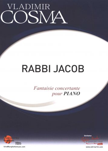 couverture DANSE DE RABBI JACOB Editions Robert Martin