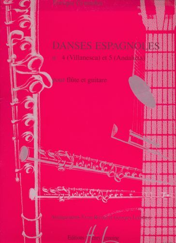 couverture Danses espagnoles n4 Villanesca et n5 Andaluza Editions Henry Lemoine