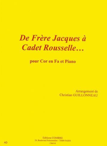 couverture De Frre Jacques  Cadet Rousselle Combre