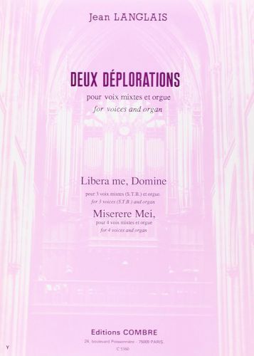 couverture Dplorations (2) : Libera me - Misere Combre