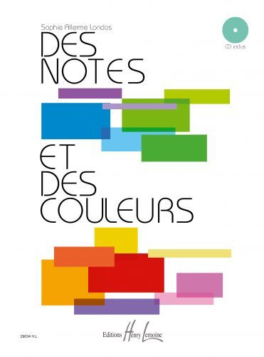 couverture Des notes et des couleurs Editions Henry Lemoine