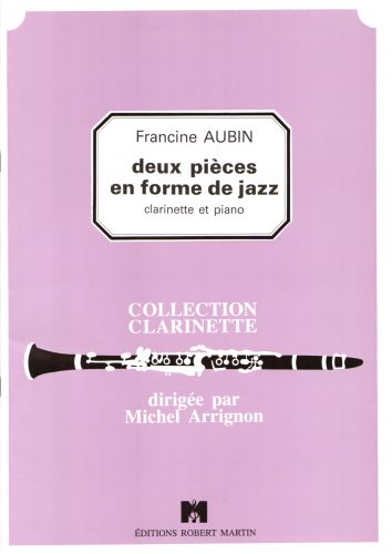 couverture Deux Pices En Forme de Jazz Editions Robert Martin