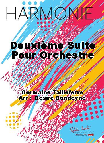 couverture Deuxime Suite Pour Orchestre Martin Musique