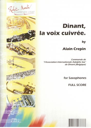 couverture Dinant la Voix Cuivre Editions Robert Martin
