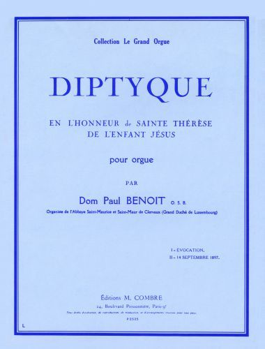 couverture Diptyque en l'honneur de Sainte Thrse Combre