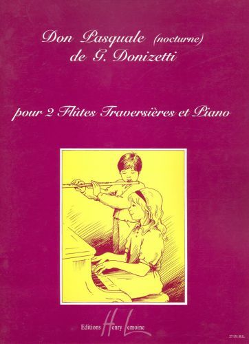 couverture Don Pasquale : Nocturne Editions Henry Lemoine