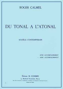 couverture Du tonal  l'atonal sans accompagnement Combre