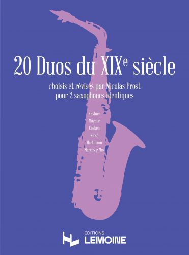 couverture Duos du XIXe sicle (20) Editions Henry Lemoine