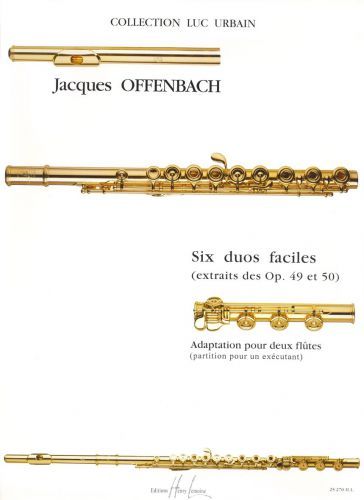 couverture Duos faciles (6) extrait des Duos Op.49 et 50 Editions Henry Lemoine