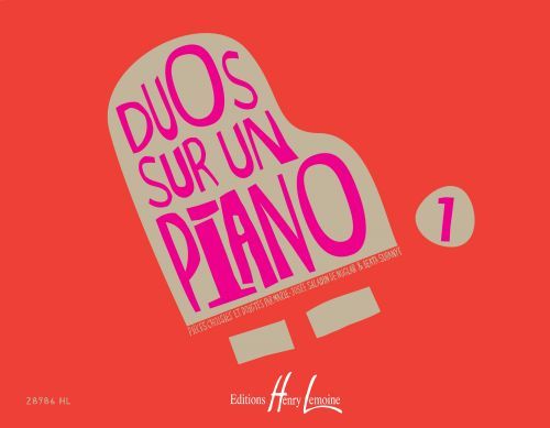 couverture Duos sur un piano Vol.1 Editions Henry Lemoine