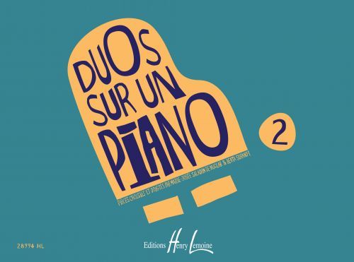 couverture Duos sur un piano Vol.2 Editions Henry Lemoine