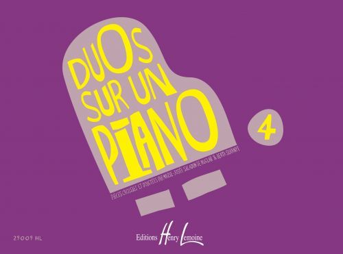 couverture Duos sur un piano Vol.4 Editions Henry Lemoine