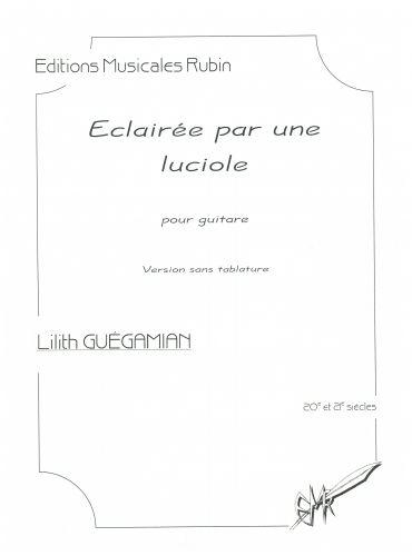 couverture claire par une luciole pour guitare (sans tablature) Rubin