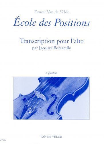 couverture Ecole des positions 3me Van de Velde