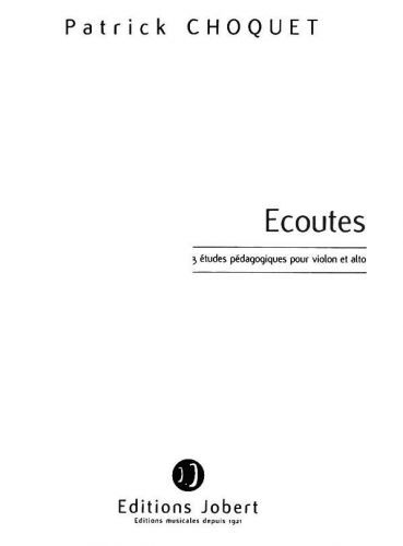 couverture Ecoutes Jobert