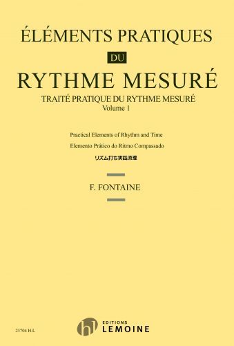 couverture Elments pratiques du rythme mesur Vol.1 Editions Henry Lemoine