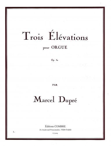 couverture Elvations (3) Op.32 Combre