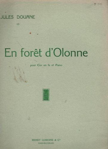 couverture En fort d'Olonne Editions Henry Lemoine