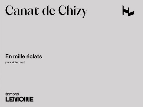 couverture En mille clats Editions Henry Lemoine