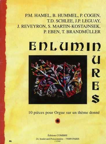 couverture Enluminures (10 pices sur un thme donn) Combre