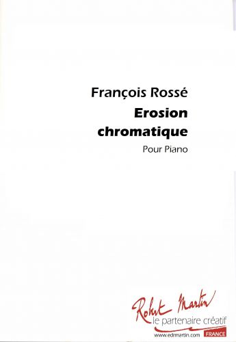 couverture Erosion chromatique Editions Robert Martin