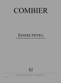 couverture Essere pietra Editions Henry Lemoine