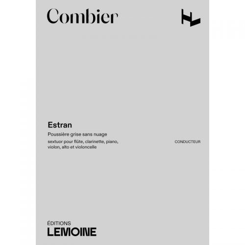 couverture Estran, poussire grise sans nuage Editions Henry Lemoine