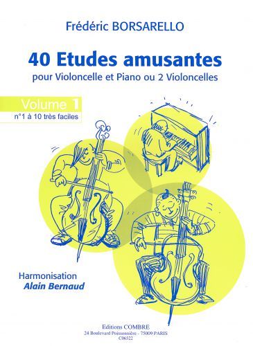 couverture Etudes amusantes (40) Vol.1 (1  10) Combre