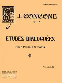 couverture Etudes dialogues Op.38 Combre