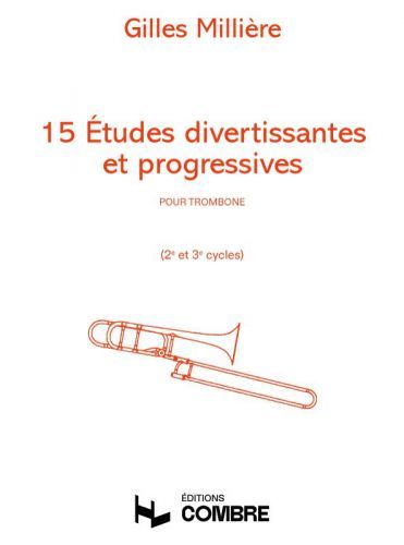 couverture Etudes divertissantes et progressives (15) Combre