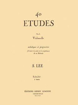 couverture Etudes mlodiques (40) Op.31 Vol.2 Editions Henry Lemoine