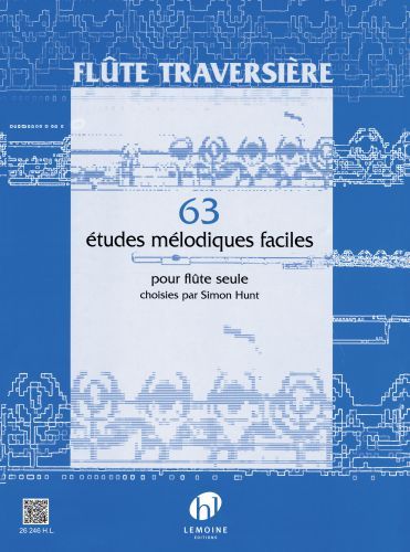 couverture Etudes mlodiques faciles (63) Editions Henry Lemoine