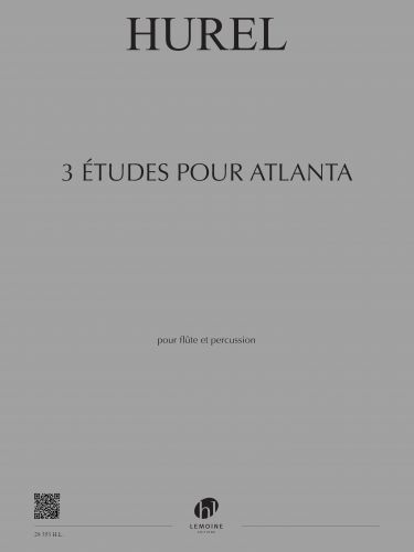 couverture Etudes pour Atlanta (3) Editions Henry Lemoine