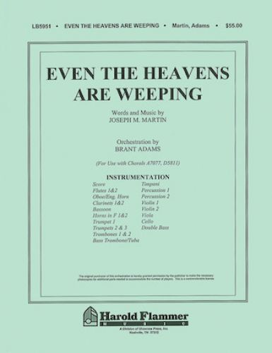 couverture Even the Heavens are Weeping Shawnee Press