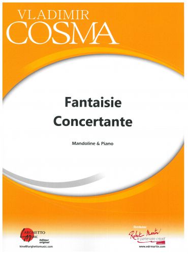couverture FANTAISIE CONCERTANTE Mandoline et piano Editions Robert Martin