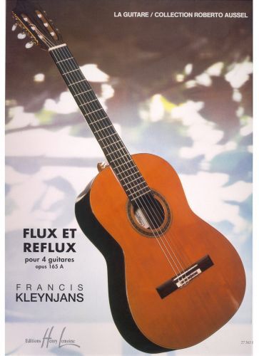 couverture Flux et Reflux Op.165A Editions Henry Lemoine