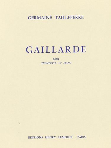 couverture Gaillarde Editions Henry Lemoine