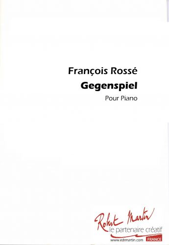 couverture GEGENSPIEL Editions Robert Martin