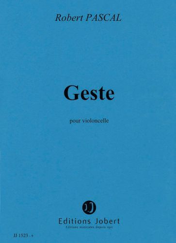 couverture Geste Jobert