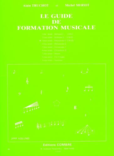 couverture Guide de formation musicale Vol.3 - prparatoire 1 Combre