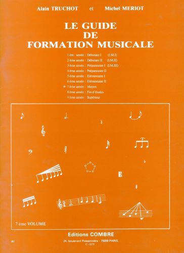 couverture Guide de formation musicale Vol.7 - moyen Combre