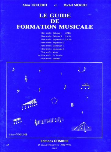 couverture Guide de formation musicale Vol.8 - fin d'tudes Combre