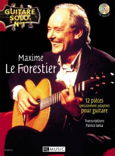 couverture Guitare solo n1 : Maxime Le Forestier Editions Henry Lemoine