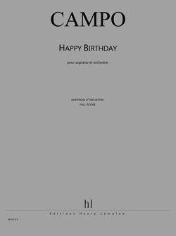 couverture Happy Birthday Editions Henry Lemoine