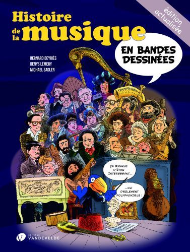 couverture Histoire de la musique en bandes dessines Van de Velde