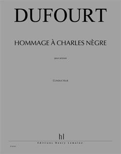 couverture Hommage  Charles Ngre Editions Henry Lemoine