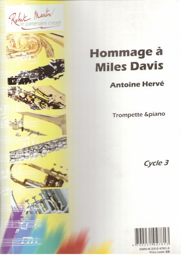 couverture Hommage a Miles Davis Editions Robert Martin