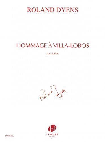 couverture Hommage  Villa-Lobos Editions Henry Lemoine