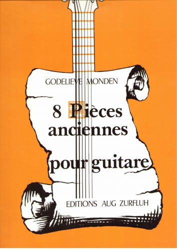 couverture Huit Pieces Anciennes Pour Guitare Editions Robert Martin